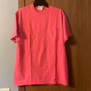 Tri Delta Pink/Red Pocket T-Shirt